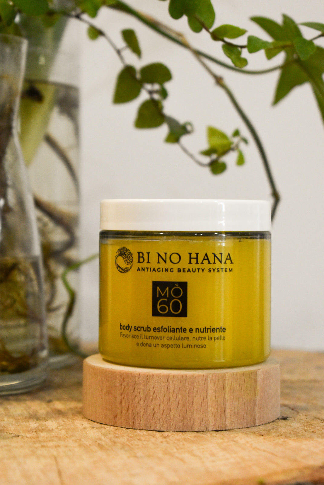 Mò60 Body Scrub Corpo Drenante, Levigante e Nutriente
